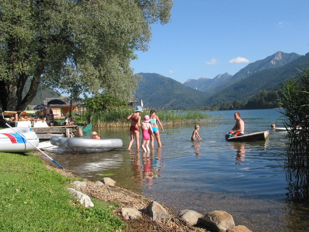 Ferienhof Neusacher Moser Weissensee Exterior foto